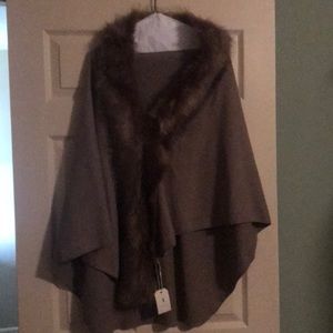 Light brown fur wrap